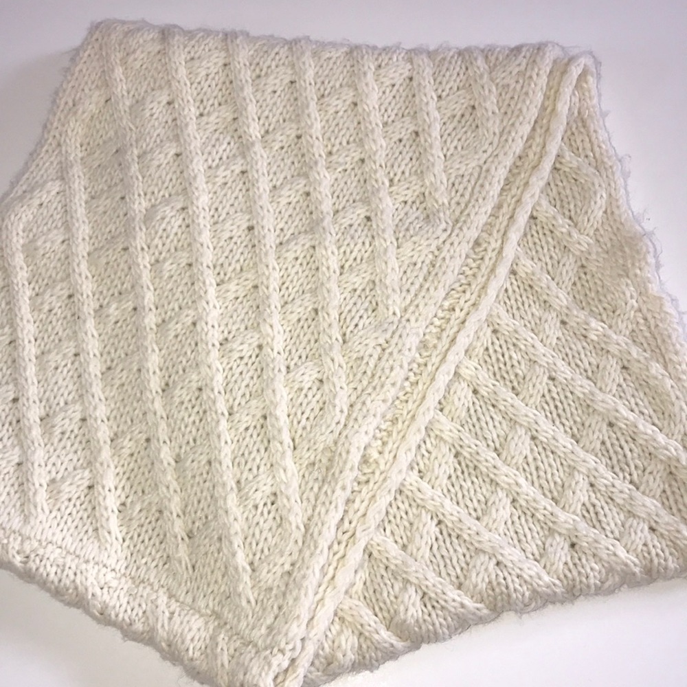 Off white scarf